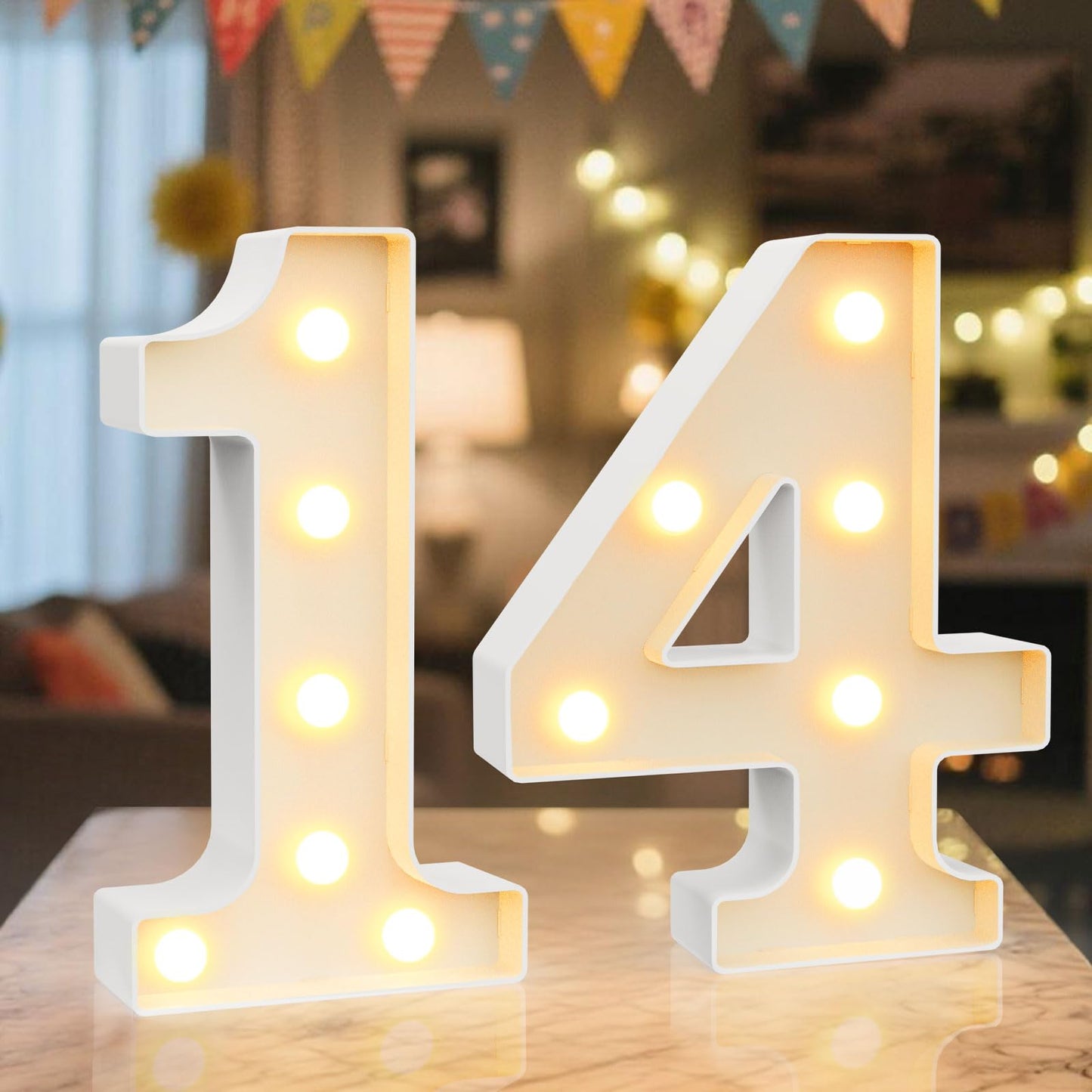 Ledido Light Up Letters Sign LED Birthday Marquee Letters Lights, Night Light Letter Gifts Bayby Girls Boys Birthday Party Wedding Anniversary Home Bedroom Wall Lights Decor 8.8 Inch, Letter A