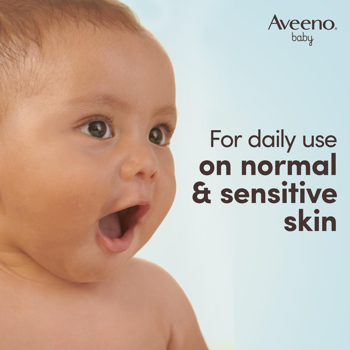 AVEENO Baby Daily Care Gentle Bath & Wash (1 x 400ml), Tear-Free Baby Wash with Gentle Fragrance with Prebiotic Colloidal Oatmeal, Gently Cleanses & Leaves Skin Feeling Moisturised, For Sensitive Skin