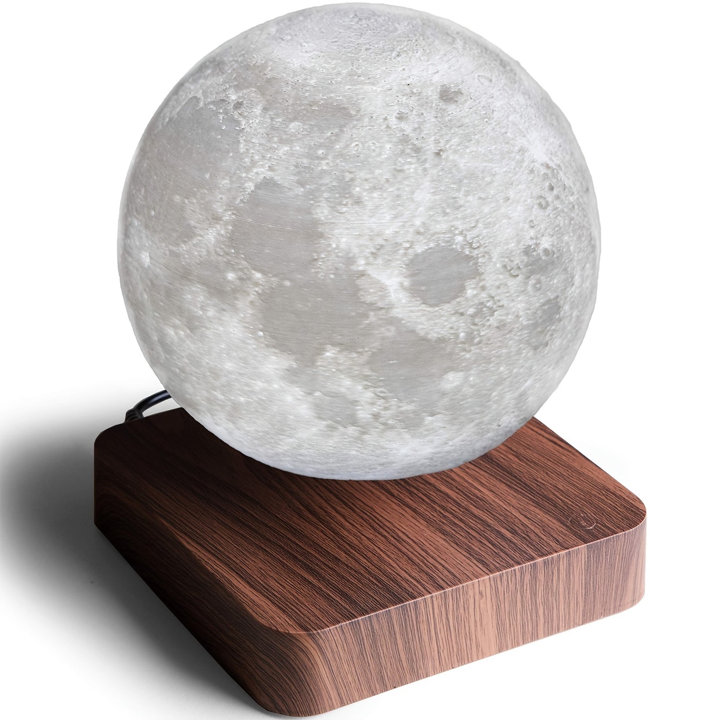 Lunar Miracle Magnetic Levitating Moon Lamp | 3D Craters Night Light