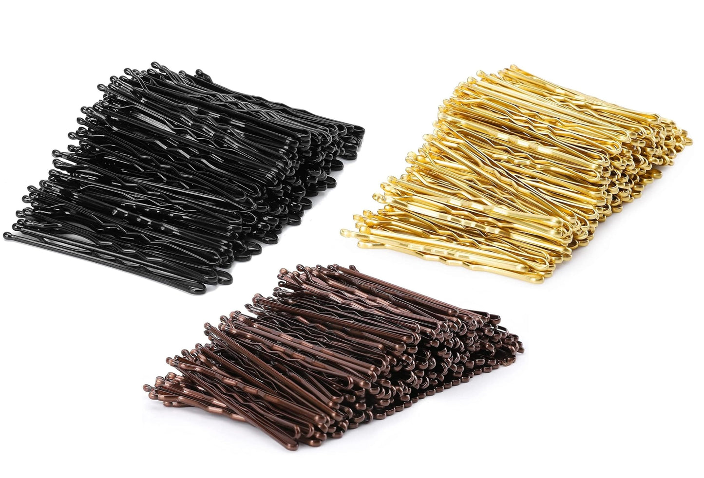 AnAsh Hair Pins 60 Pcs, Bobby Pins for Women, Hair Grips for Thick, Thin, Wavy, Curly, Long, Short Hair, Hair Clips for Styling Sectioning, Wearing, Casual, Party, Travel, & Weddings (Brown)