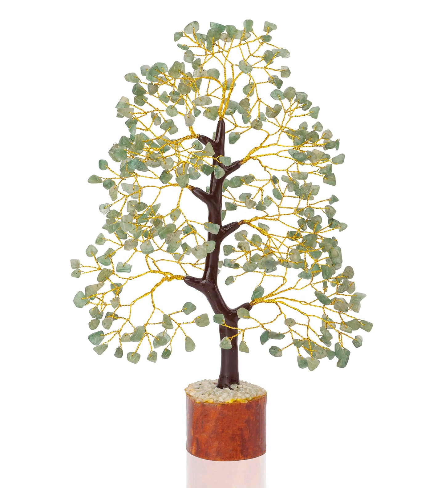 Green Jade Feng Shui Healing Crystals Tree of Life Handmade Gemstone Crystal Tree Bonsai for Spiritual Gifts Home Decor Present mum Gift for Women birthday gifts for men house warming gifts, 10-12"