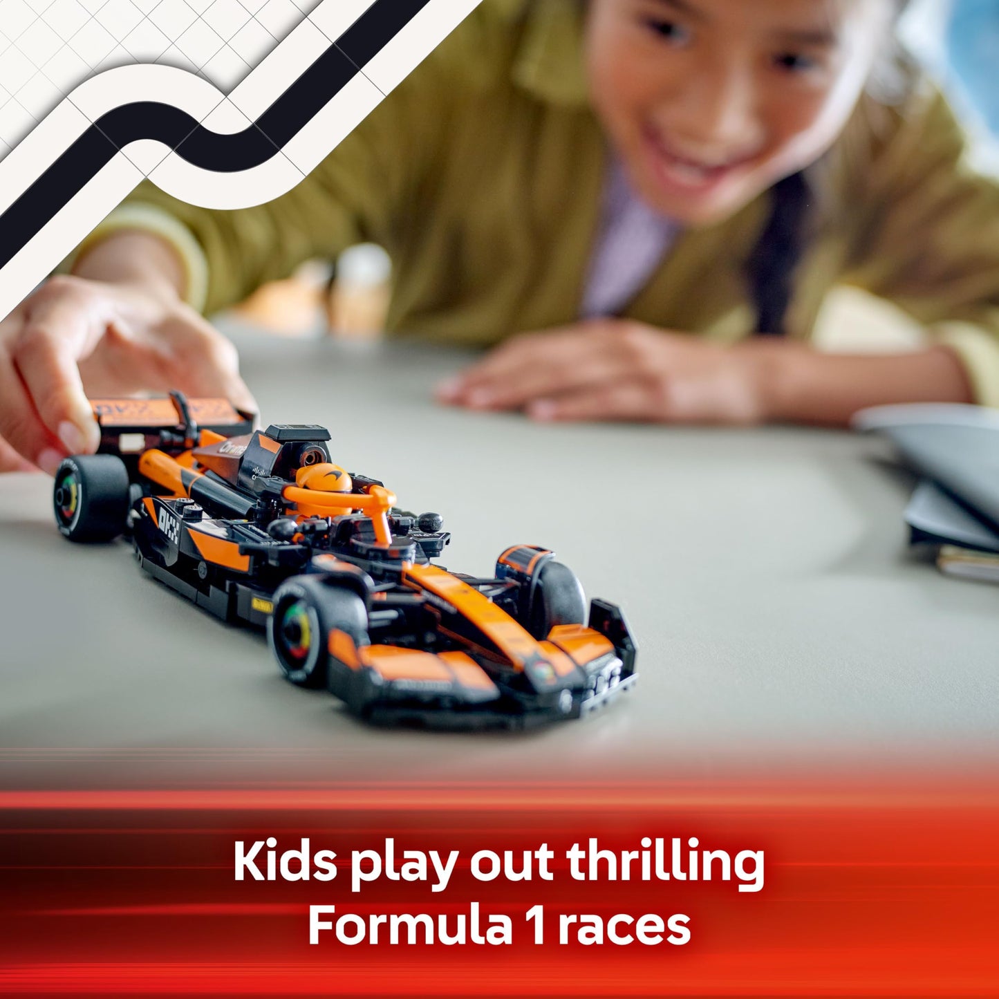 LEGO Speed Champions Ferrari SF-24 F1 Race Car Toy with a Collectible Formula 1 Driver Minifigure - Model Kits for 10+ Year Old Boys & Girls or Adult Motorsport Fans 77242