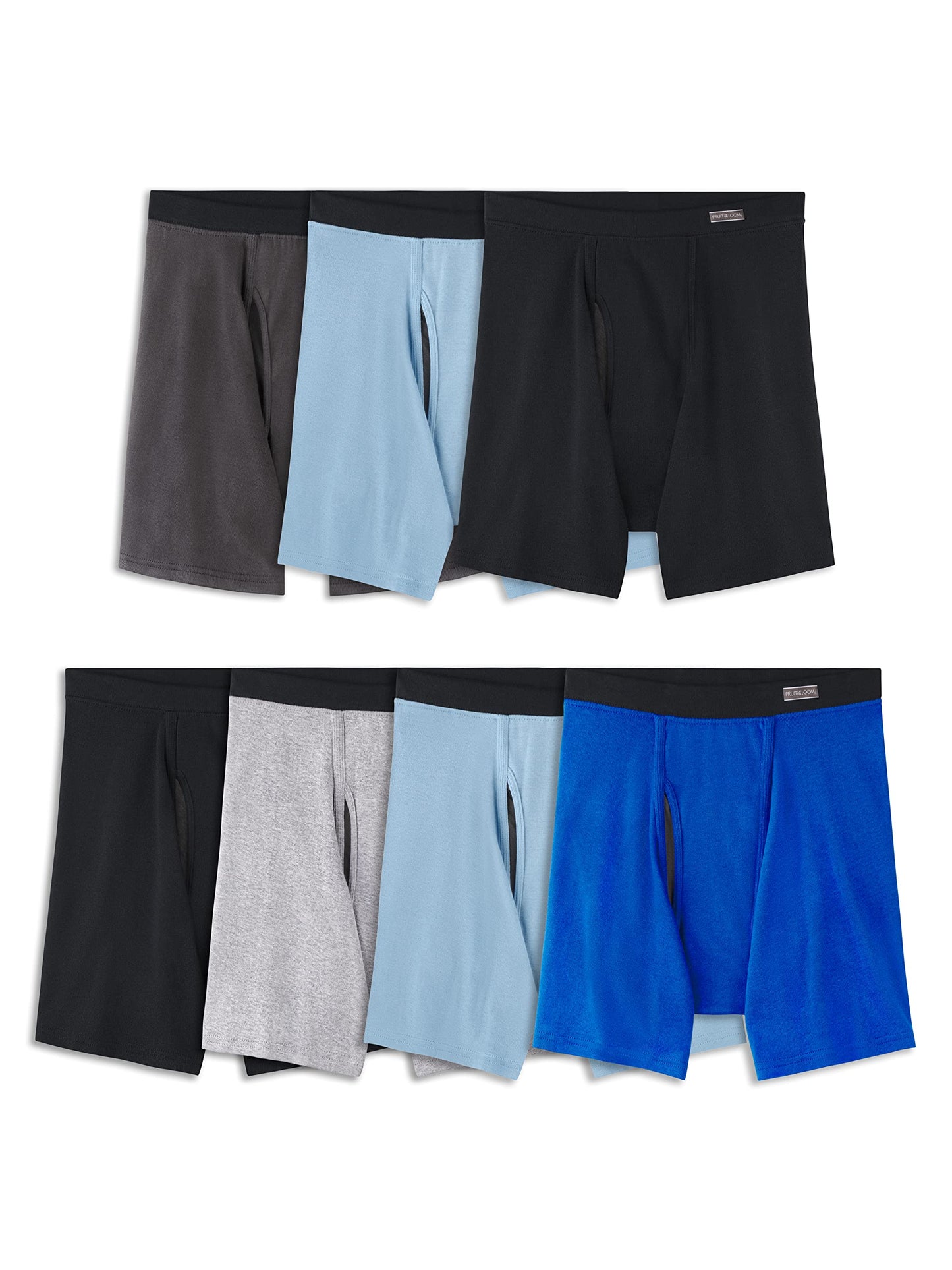 Fruit of the Loom Men's Coolzone Boxer Briefs (Assorted Colors) (Pack of 7)