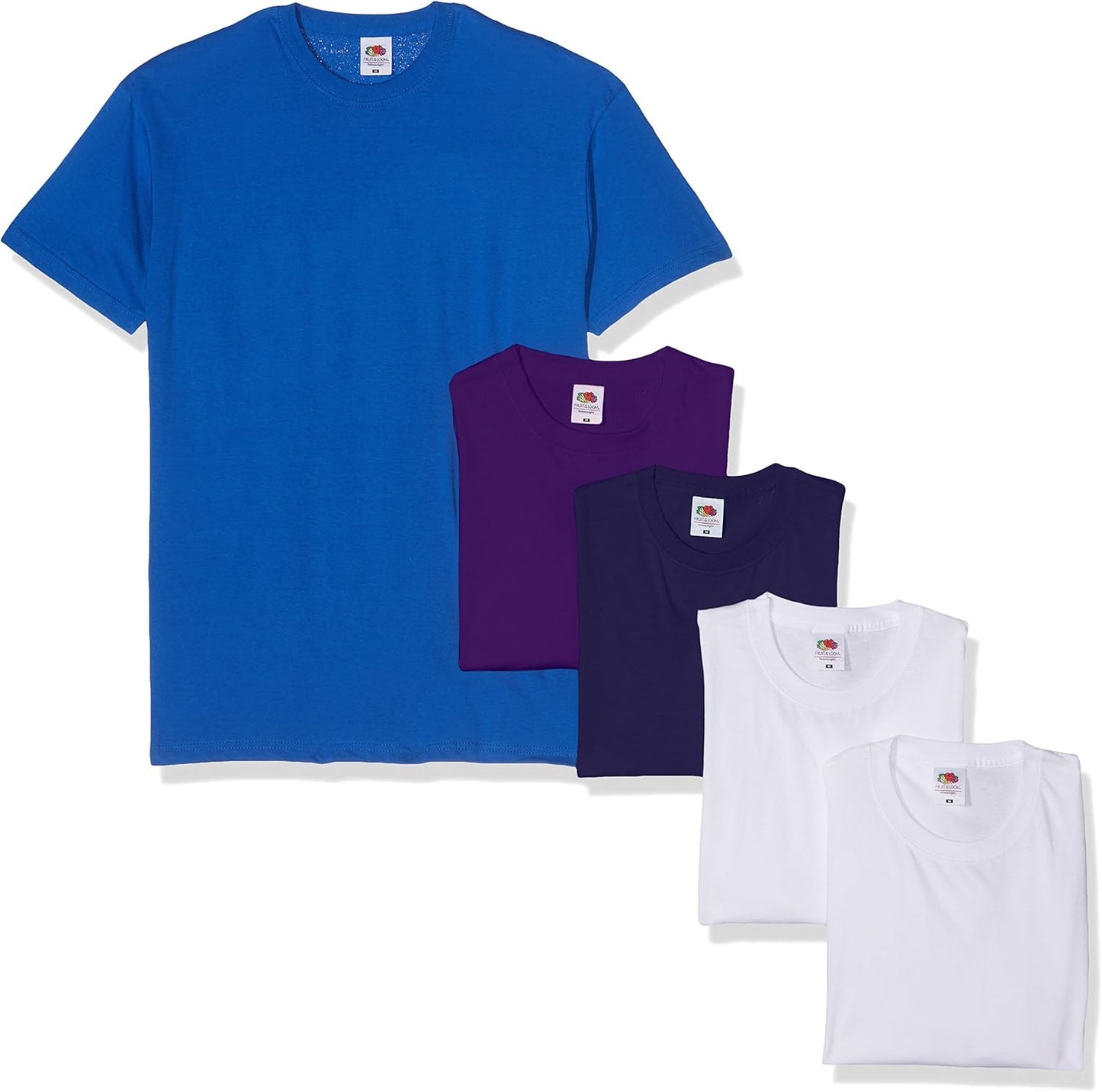 Fruit of the Loom Men's Heavy T-Shirt Pack of 5