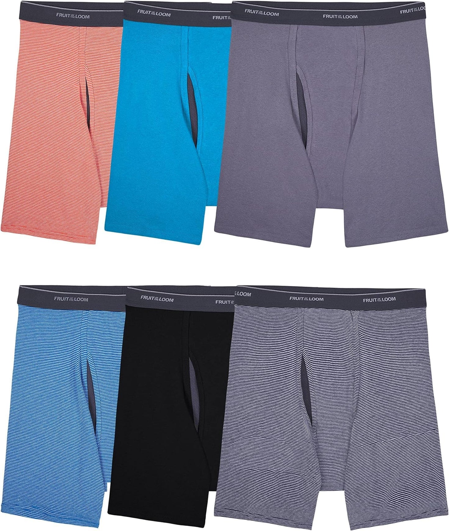 Fruit of the Loom Men's Coolzone Boxer Briefs (Assorted Colors) (Pack of 7)