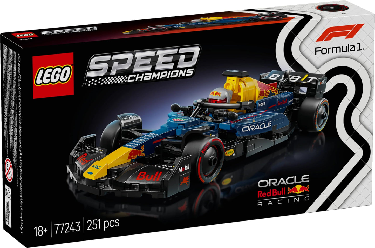 LEGO Speed Champions Ferrari SF-24 F1 Race Car Toy with a Collectible Formula 1 Driver Minifigure - Model Kits for 10+ Year Old Boys & Girls or Adult Motorsport Fans 77242