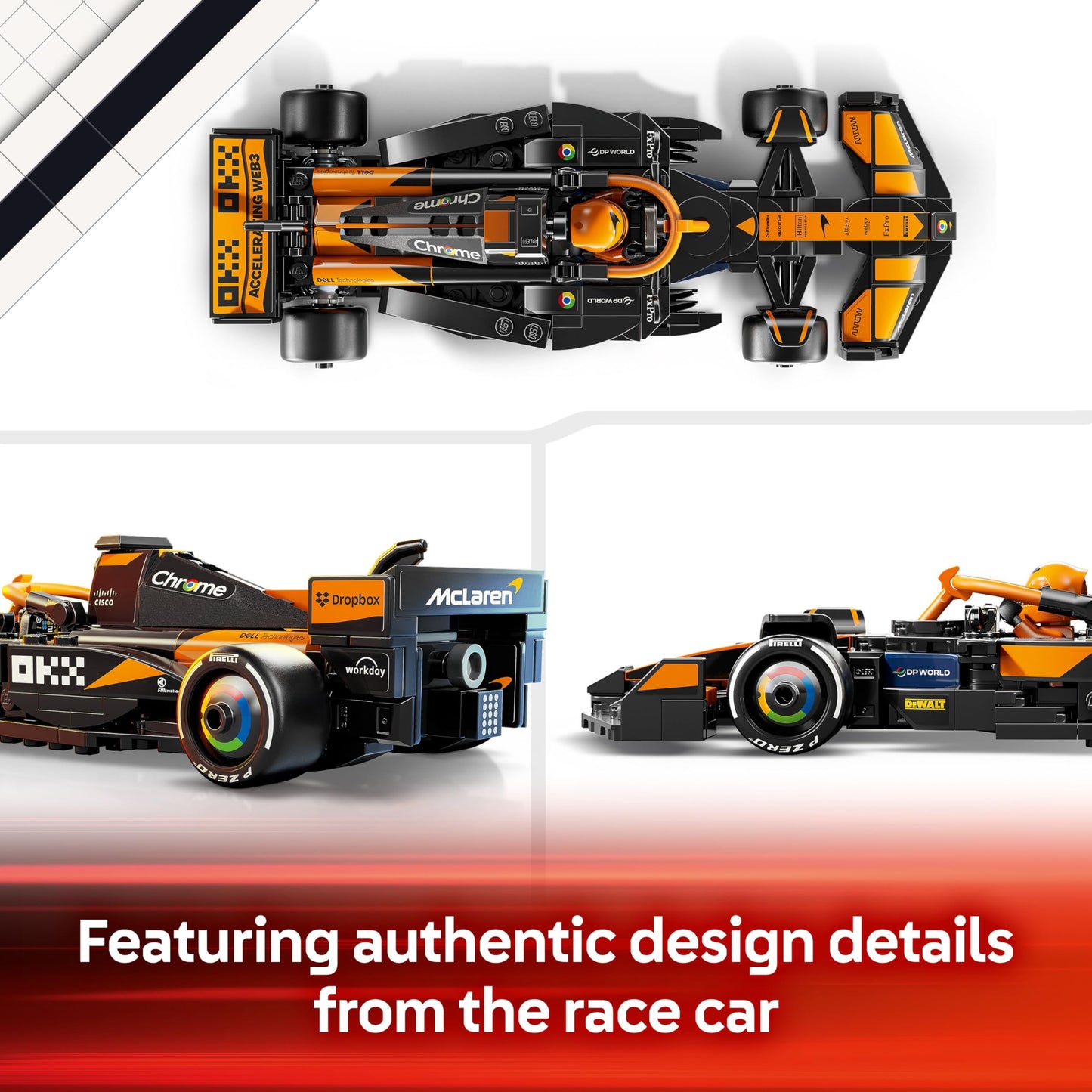 LEGO Speed Champions Ferrari SF-24 F1 Race Car Toy with a Collectible Formula 1 Driver Minifigure - Model Kits for 10+ Year Old Boys & Girls or Adult Motorsport Fans 77242