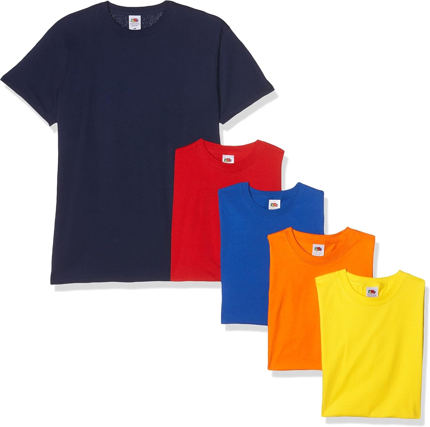 Fruit of the Loom Men's Heavy T-Shirt Pack of 5
