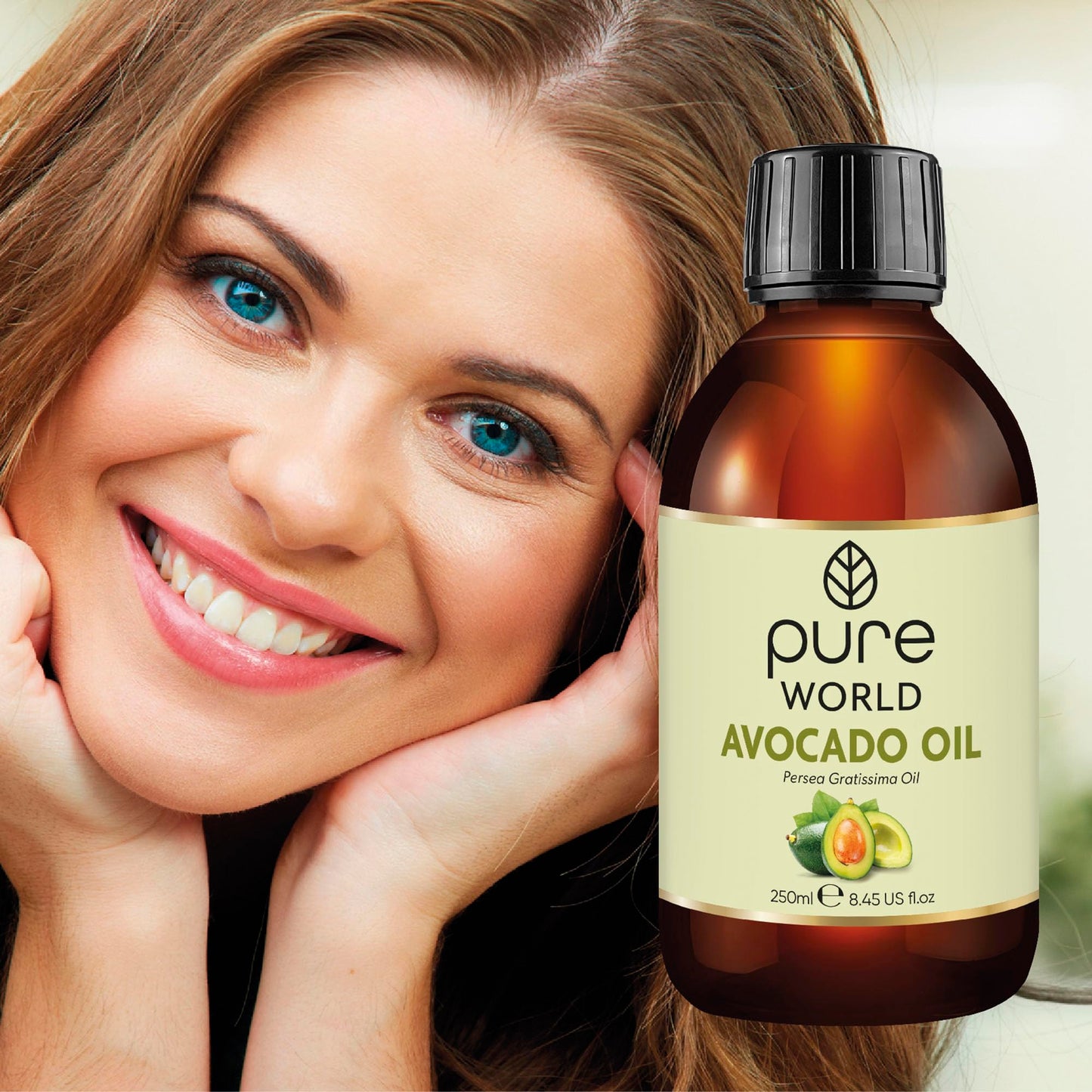 Pure World Natural Castor Oil 250ML Cold & Freshly Pressed 100% Pure and Undiluted Hexane Free Nourish Your Skin and Hair Eyebrows, Nails, Beard, Hair, Eyelash Growth Food Grade