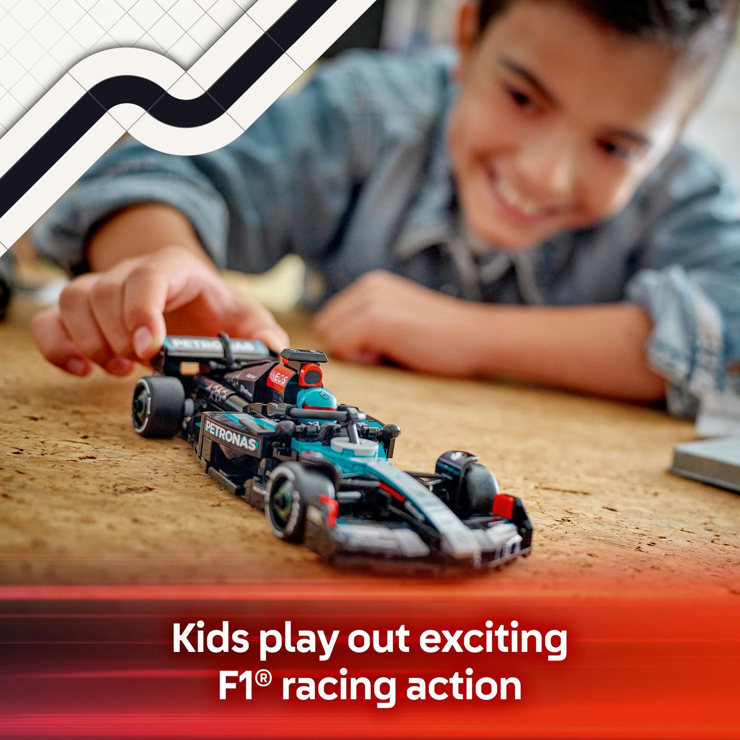 LEGO Speed Champions Ferrari SF-24 F1 Race Car Toy with a Collectible Formula 1 Driver Minifigure - Model Kits for 10+ Year Old Boys & Girls or Adult Motorsport Fans 77242