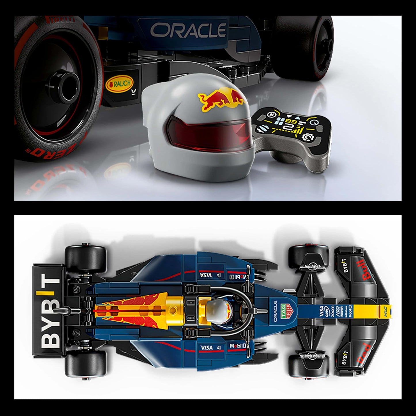 LEGO Speed Champions Ferrari SF-24 F1 Race Car Toy with a Collectible Formula 1 Driver Minifigure - Model Kits for 10+ Year Old Boys & Girls or Adult Motorsport Fans 77242