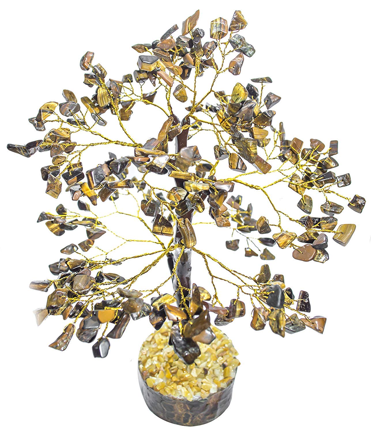 Green Jade Feng Shui Healing Crystals Tree of Life Handmade Gemstone Crystal Tree Bonsai for Spiritual Gifts Home Decor Present mum Gift for Women birthday gifts for men house warming gifts, 10-12"