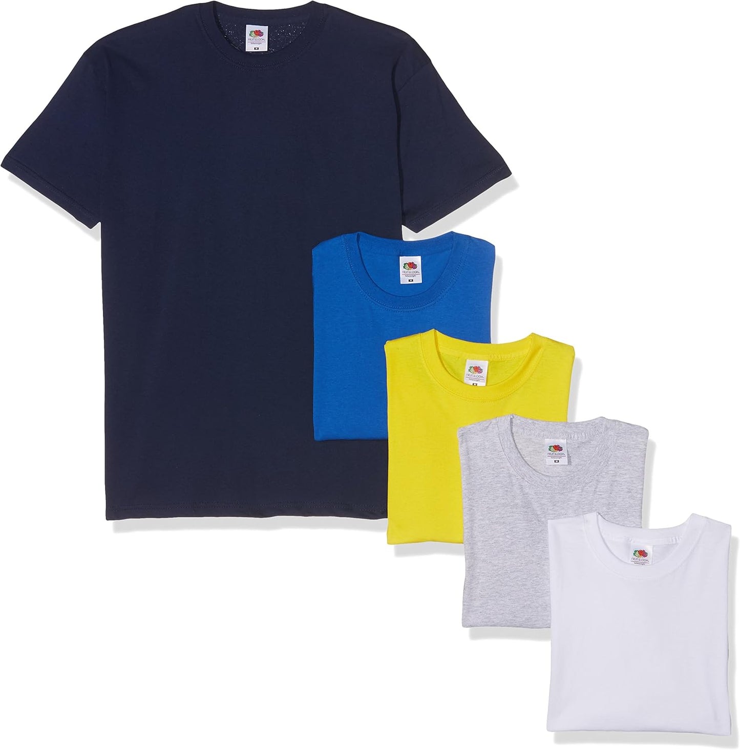 Fruit of the Loom Men's Heavy T-Shirt Pack of 5