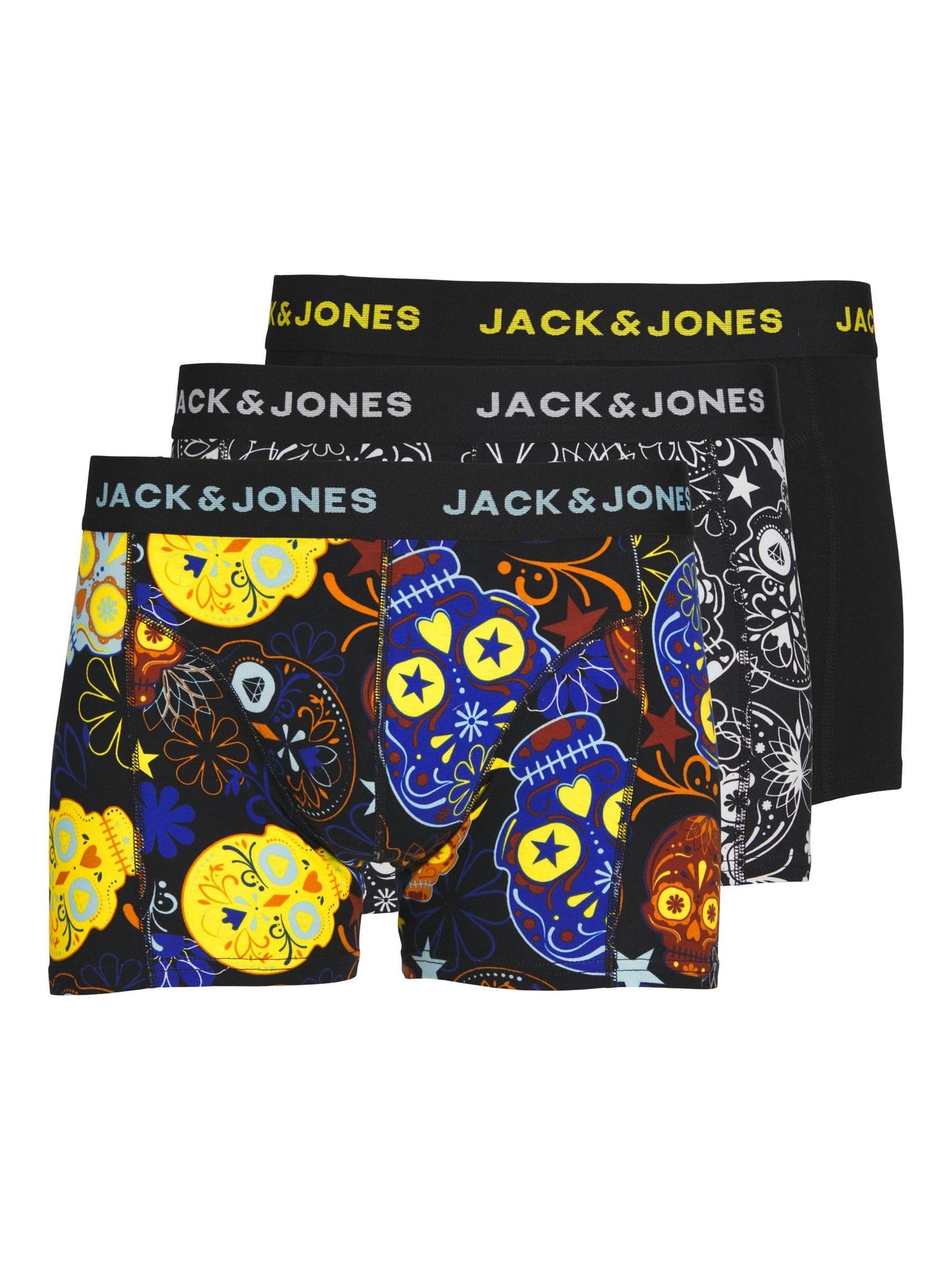 JACK & JONES Men's Trunks 3 Boxer Multipack