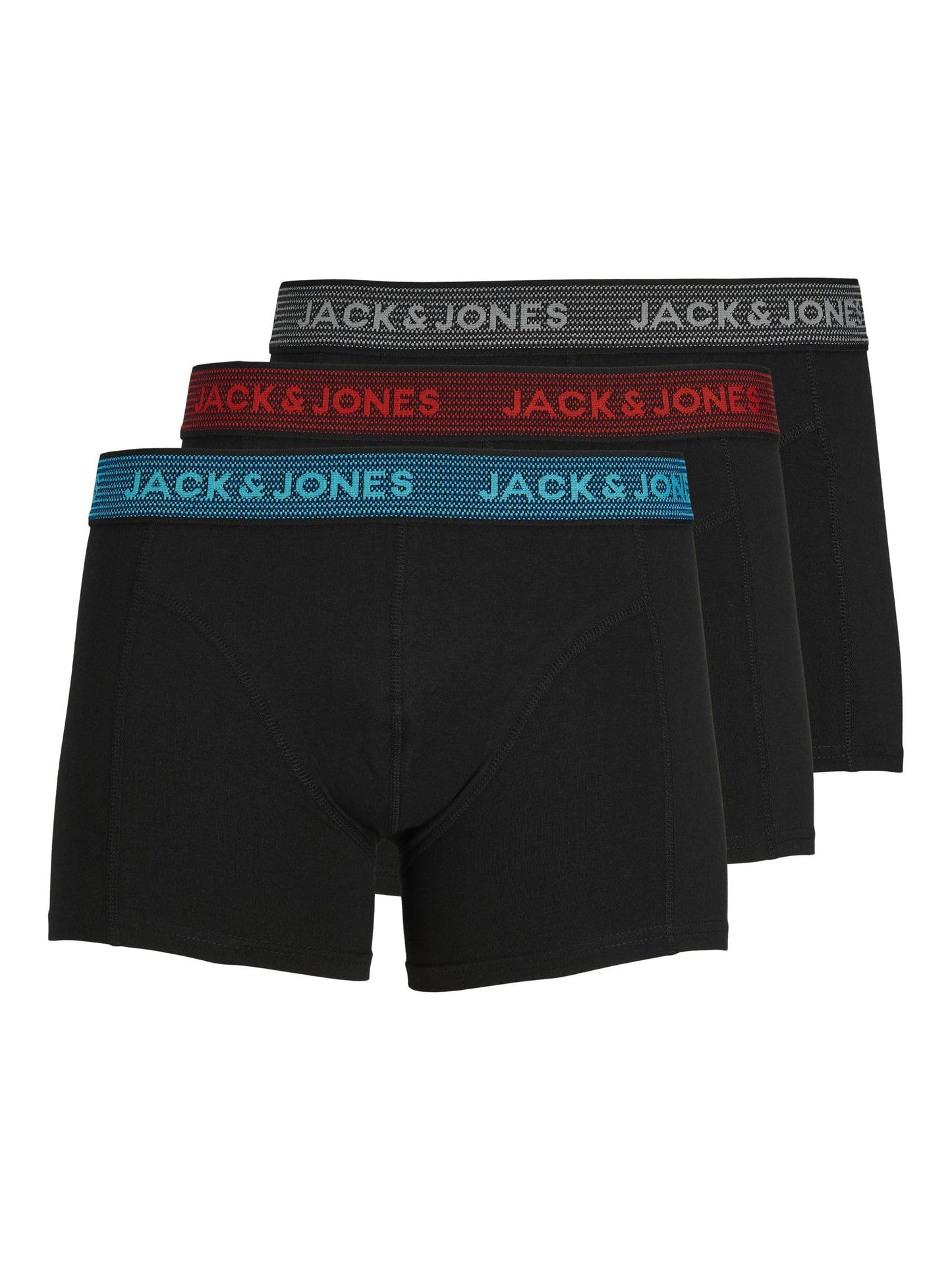 JACK & JONES Men's Trunks 3 Boxer Multipack