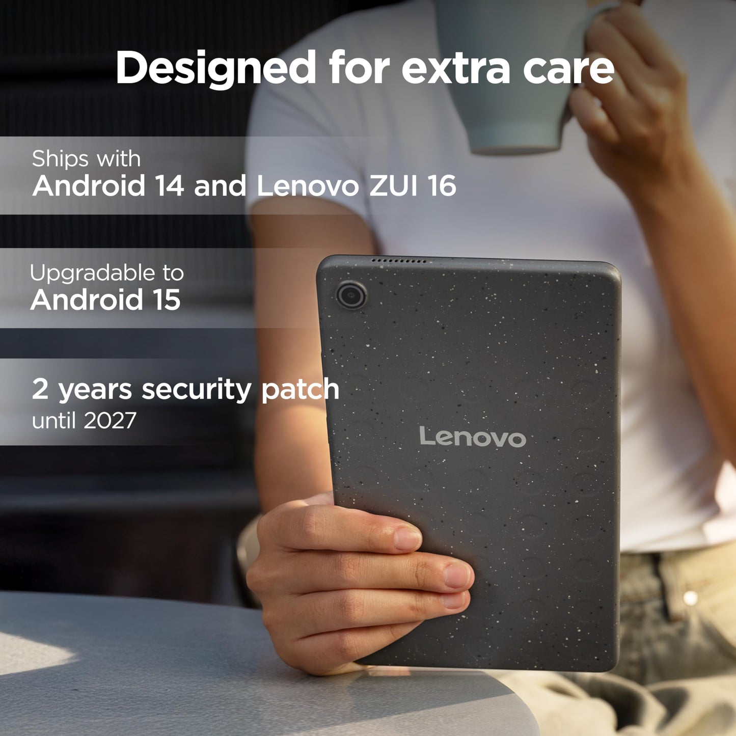 Lenovo Tab M11 Android Tablet | 11 Inch Full HD 1200p | 128 GB | Lenovo Tab Pen | WiFi | 4 GB RAM | Luna Grey | Designed for Portable Entertainment