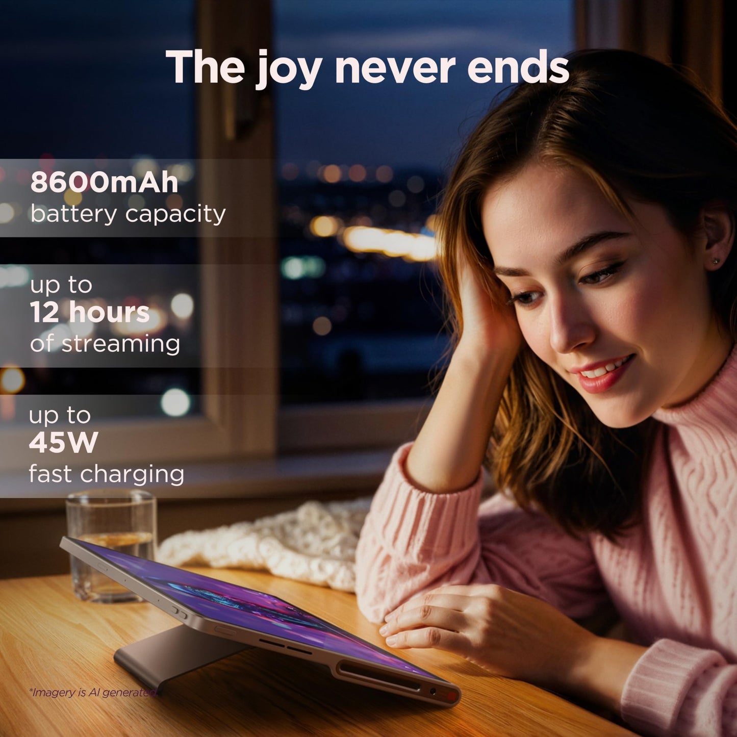 Lenovo Tab M11 Android Tablet | 11 Inch Full HD 1200p | 128 GB | Lenovo Tab Pen | WiFi | 4 GB RAM | Luna Grey | Designed for Portable Entertainment