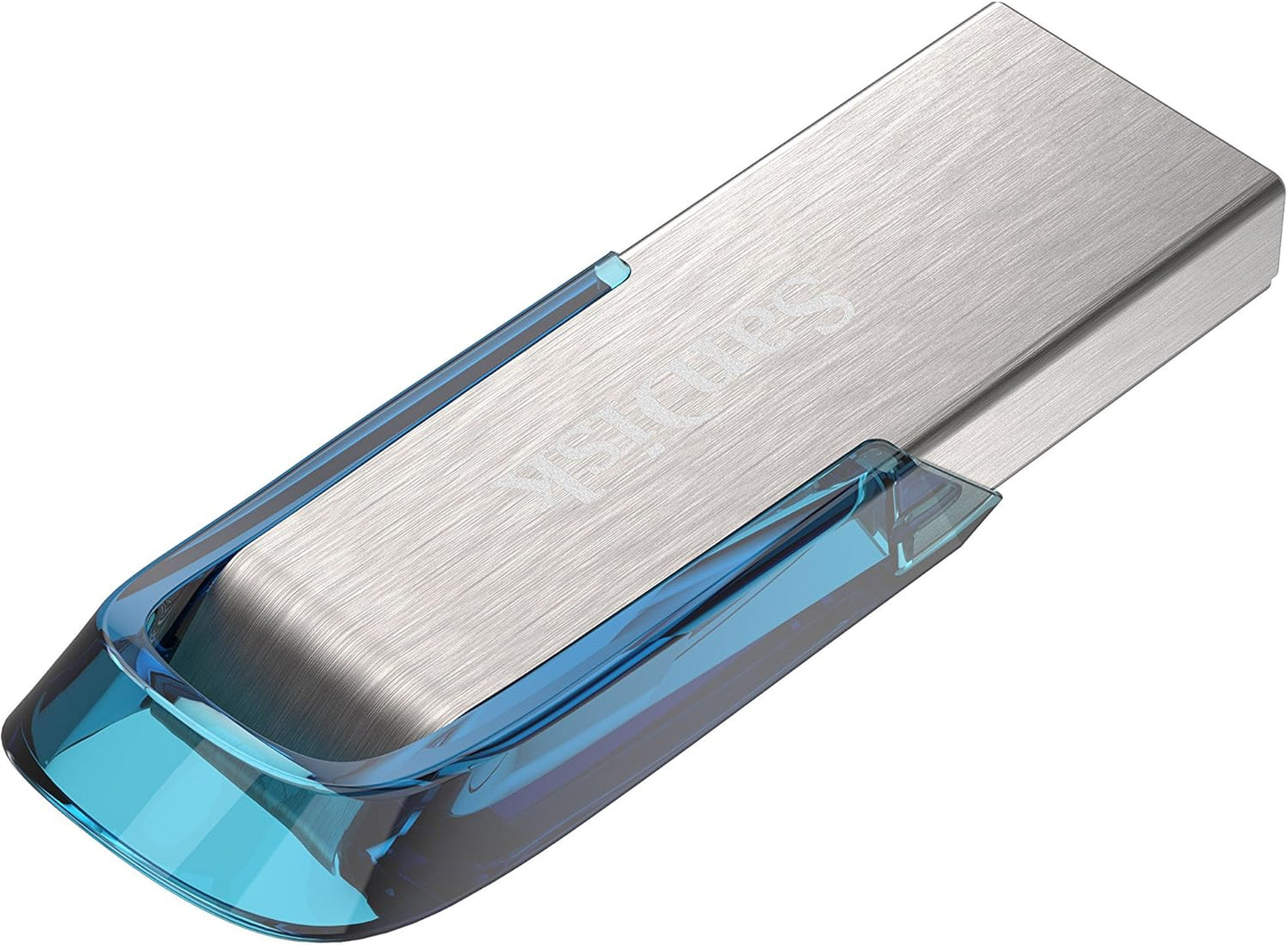 SanDisk 128GB Ultra Flair USB 3.0 Flash Drive USB stick, Memory stick with transfer speeds up to 150 MB/s, Password protection, Durable, Sleek Metal Casing Silver/Black