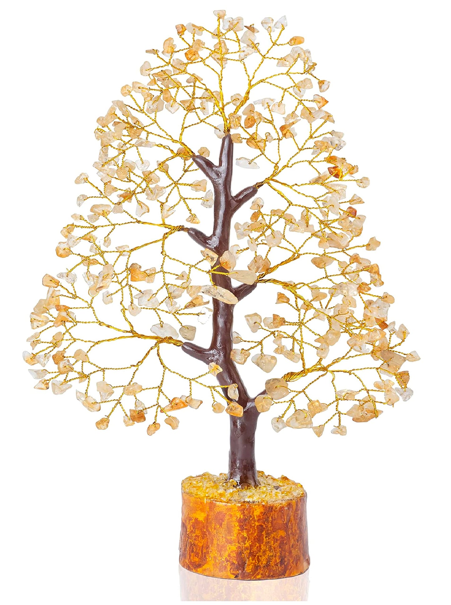 Green Jade Feng Shui Healing Crystals Tree of Life Handmade Gemstone Crystal Tree Bonsai for Spiritual Gifts Home Decor Present mum Gift for Women birthday gifts for men house warming gifts, 10-12"