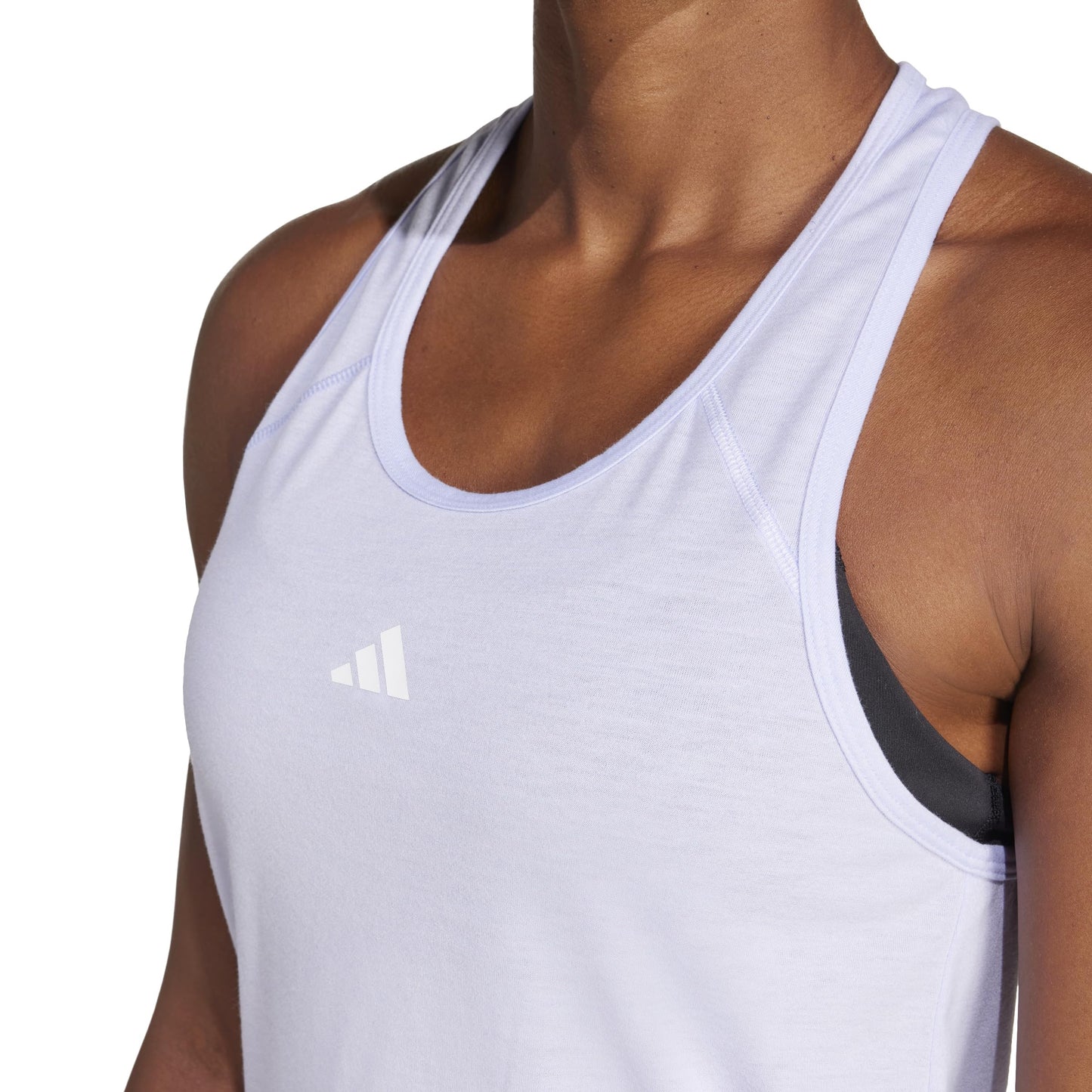 adidas Women's Train Essentials Minimal Branding Racerback Tank Top Tank Top