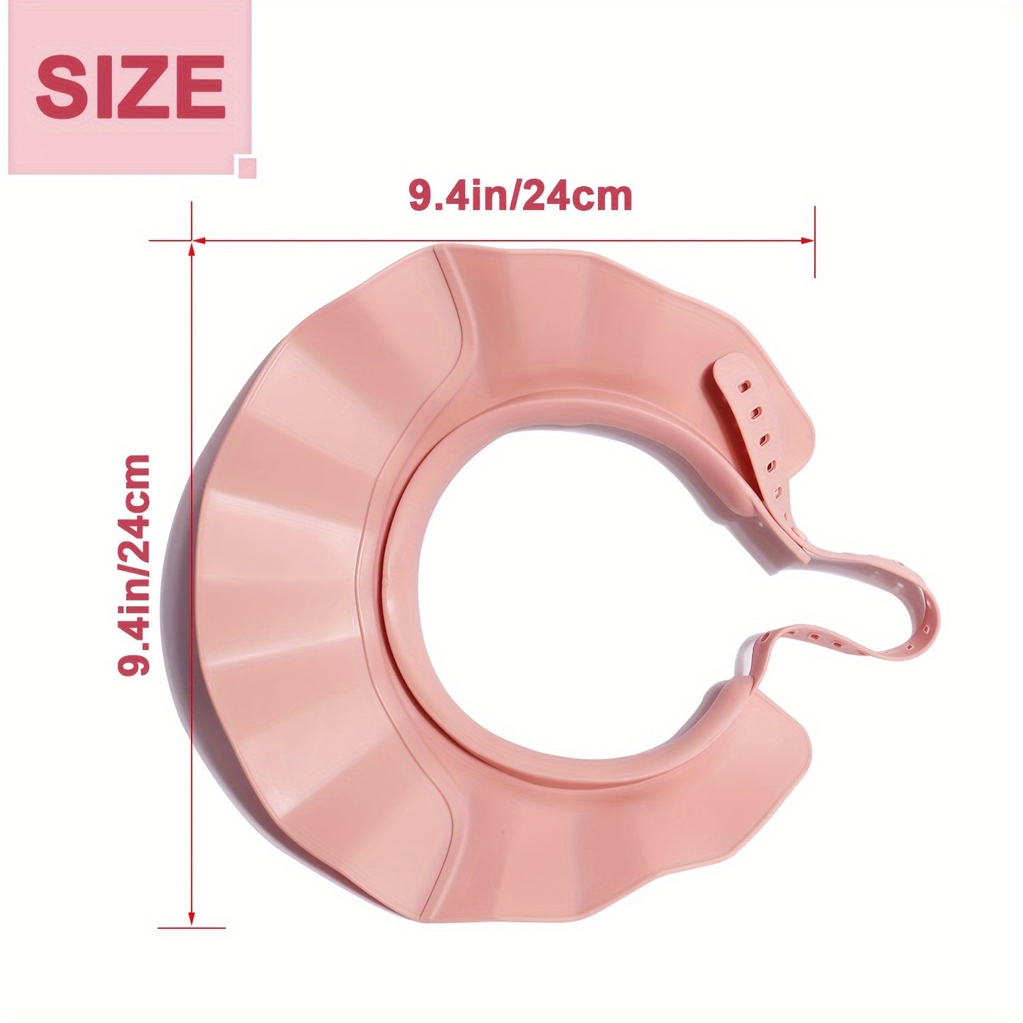Adjustable Shower Cap for Youngsters | Soft, Water-Resistant & Eye Protection