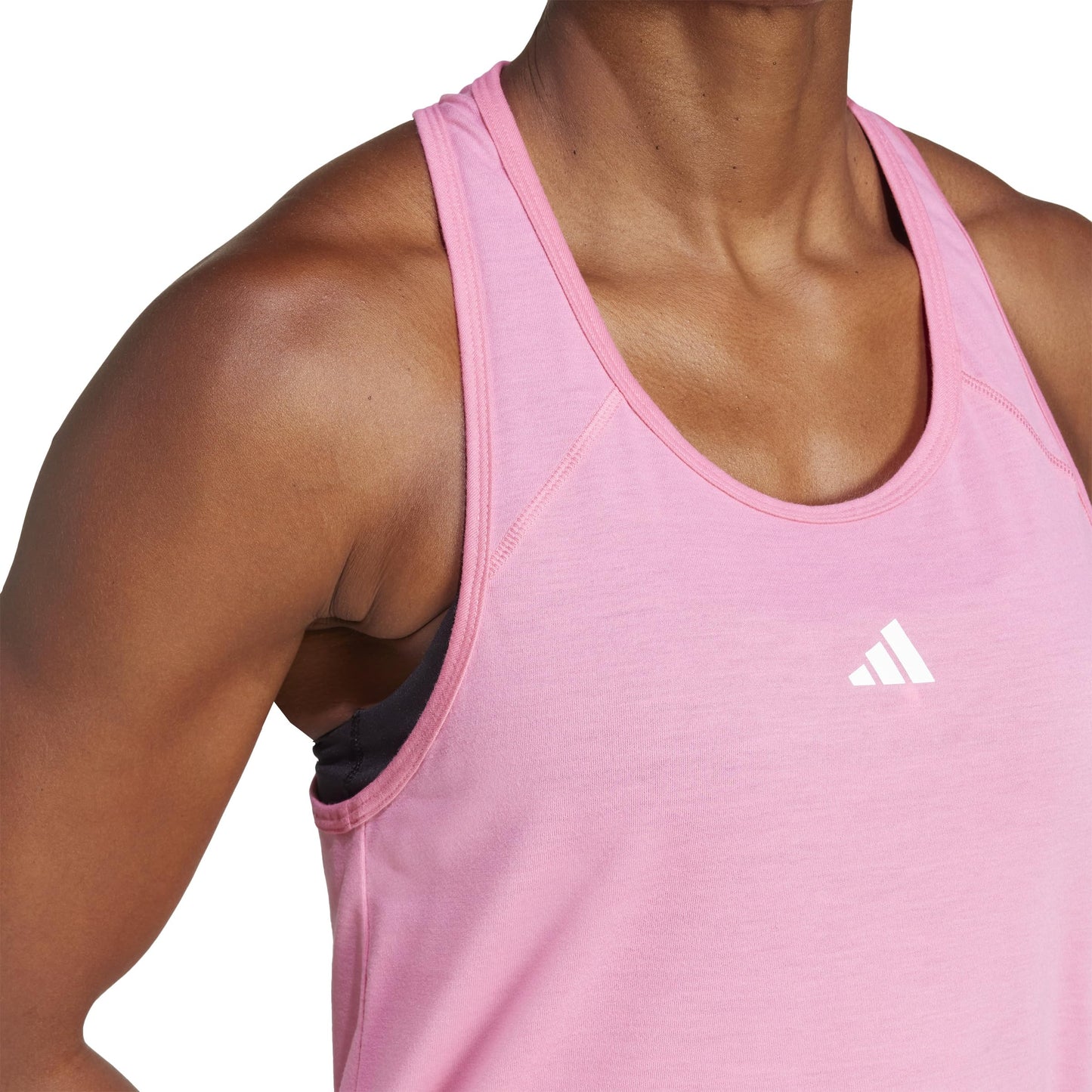 adidas Women's Train Essentials Minimal Branding Racerback Tank Top Tank Top