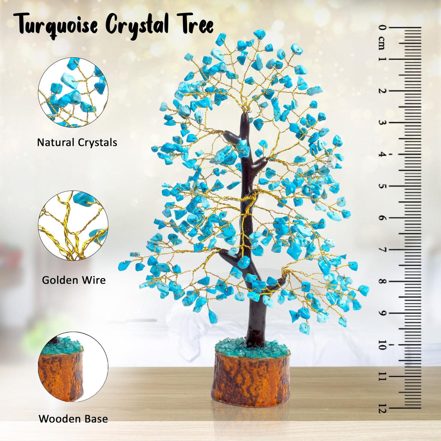 Green Jade Feng Shui Healing Crystals Tree of Life Handmade Gemstone Crystal Tree Bonsai for Spiritual Gifts Home Decor Present mum Gift for Women birthday gifts for men house warming gifts, 10-12"