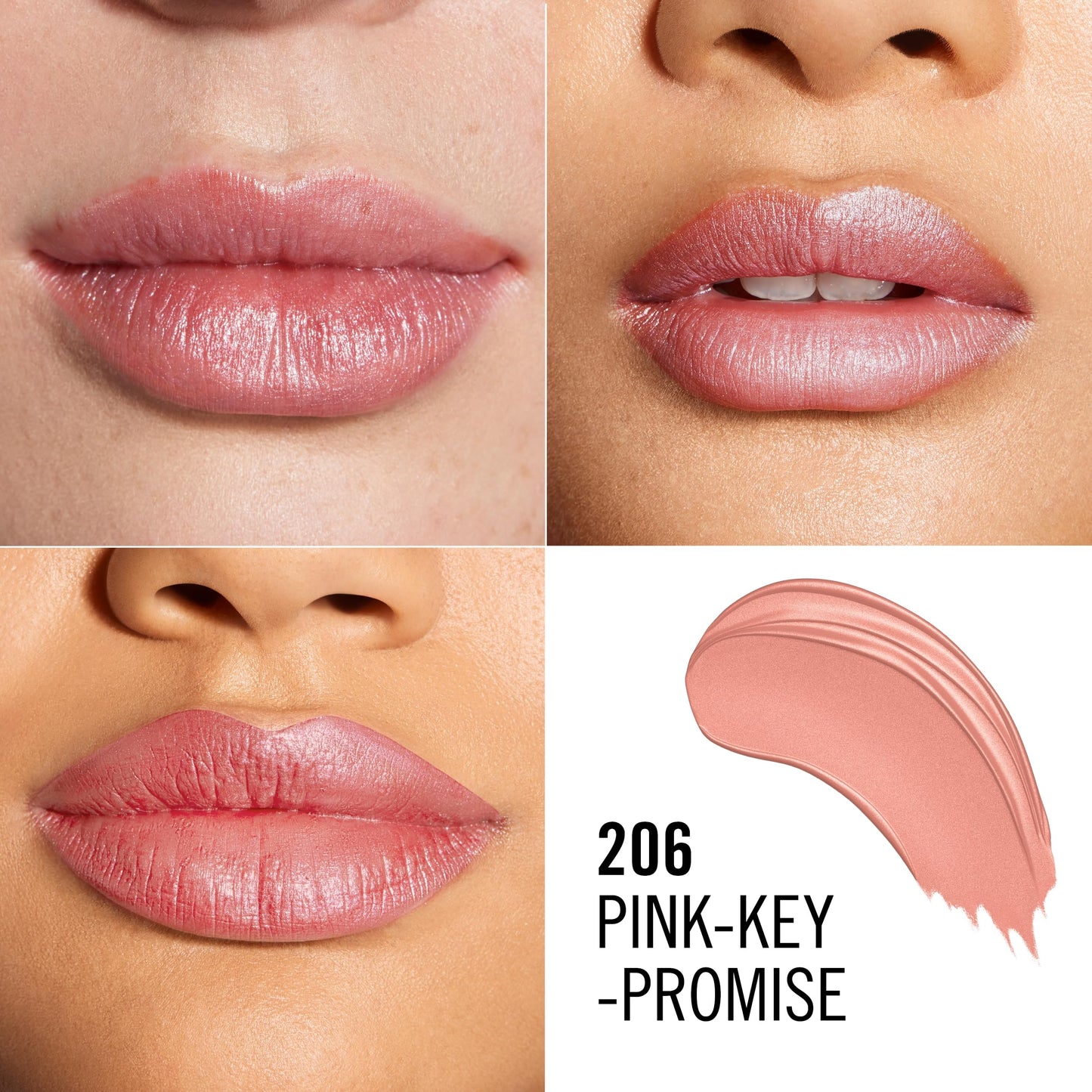 Rimmel Lasting Finish Lipstick 006 Pink Blush, Creamy Satin Finish, Long Lasting 8 HR Wear, Comfortable Formula, Rich Pigment