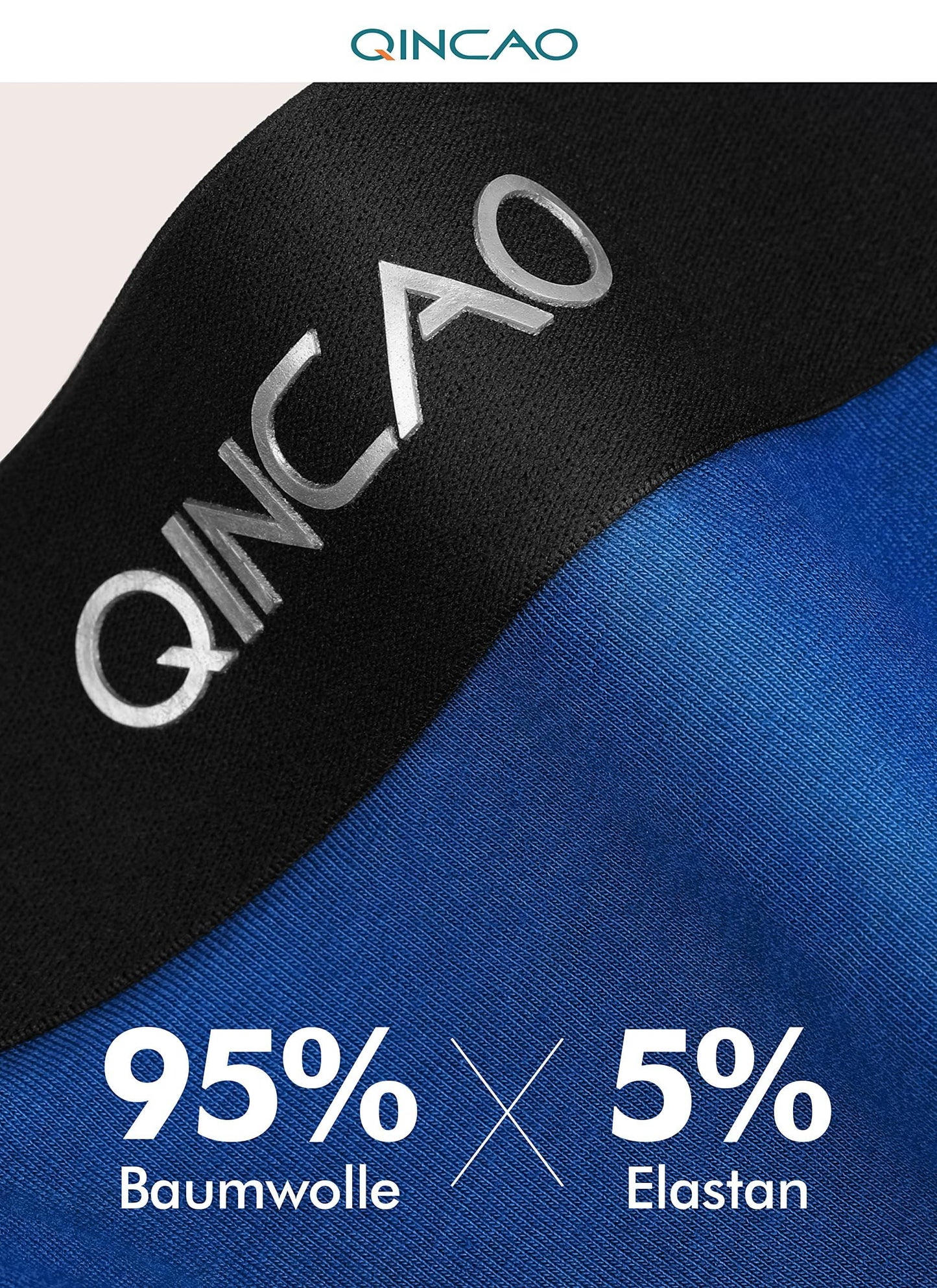 QINCAO Boxer Shorts Mens 6 Pack, No Itchy Labels, Cotton Underwear Retro Trunks, Underwear Gift Set