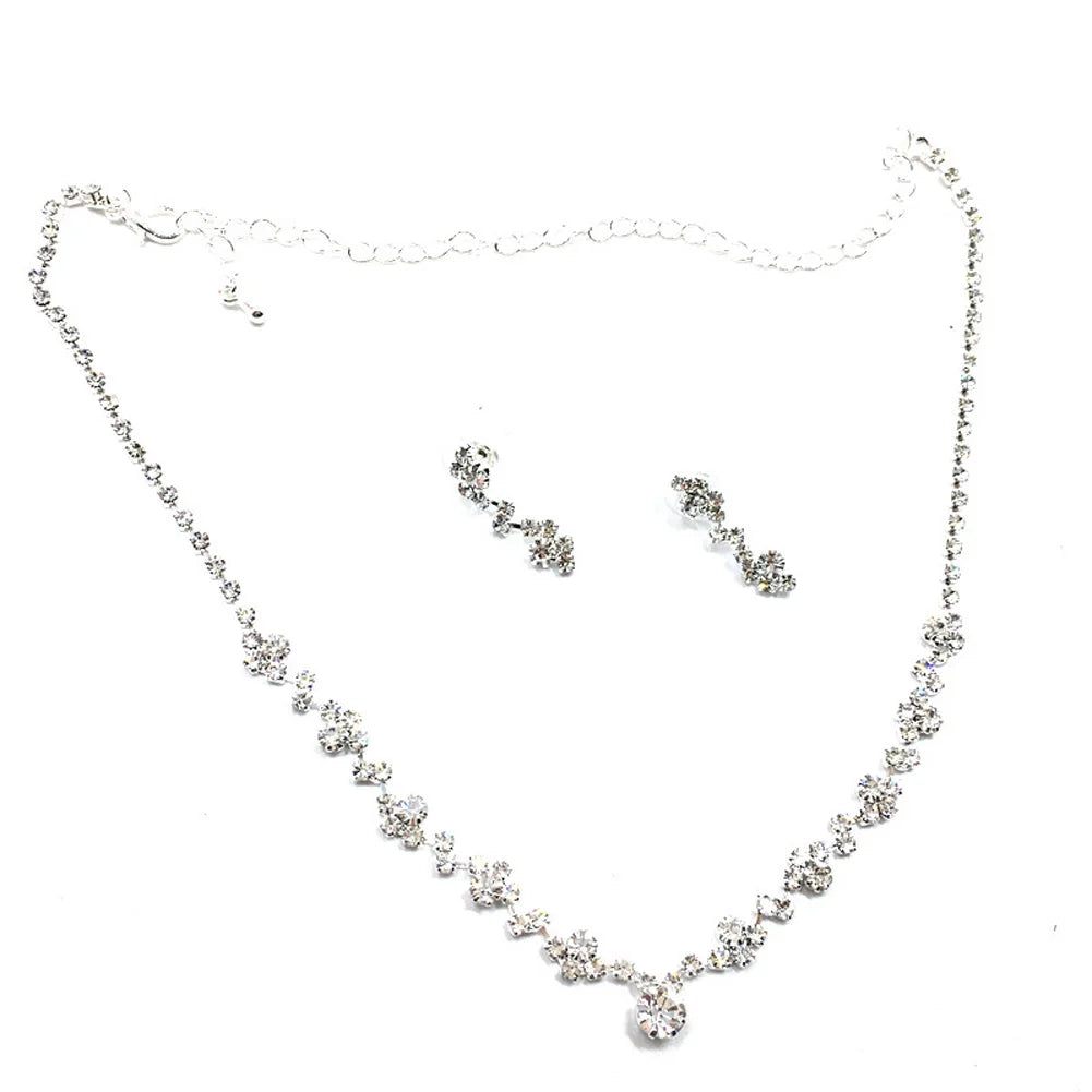 Fashion Women’s Necklace & Earrings Set | Bridal Jewelry