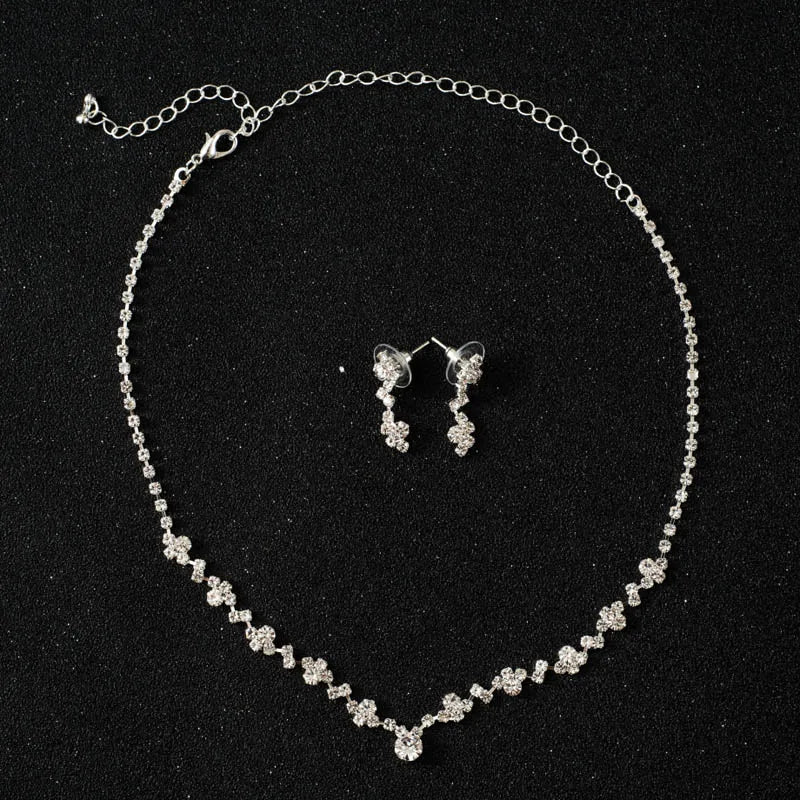 Fashion Women’s Necklace & Earrings Set | Bridal Jewelry