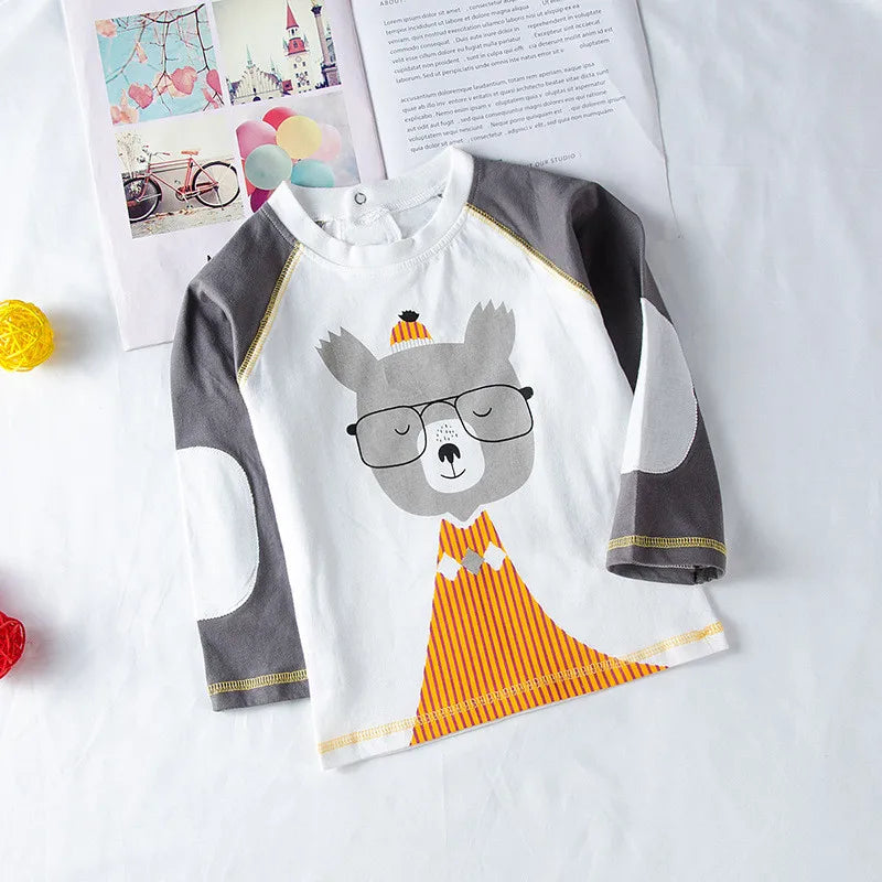 Toddler Boys 3PCS Plaid Coat, T-Shirt & Pants Set | Spring Autumn Outfit
