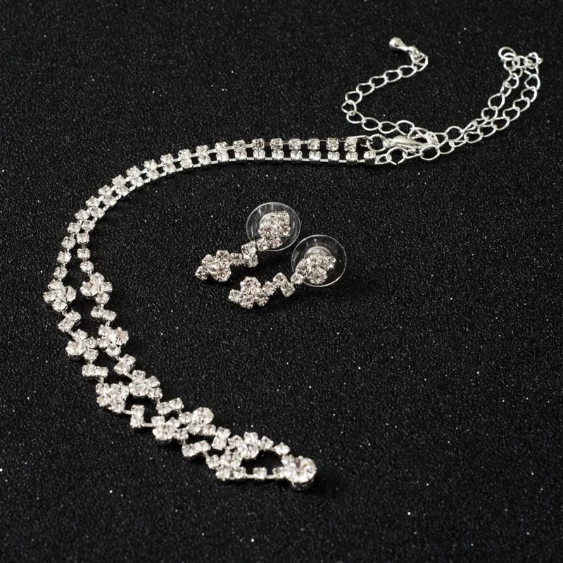 Fashion Women’s Necklace & Earrings Set | Bridal Jewelry