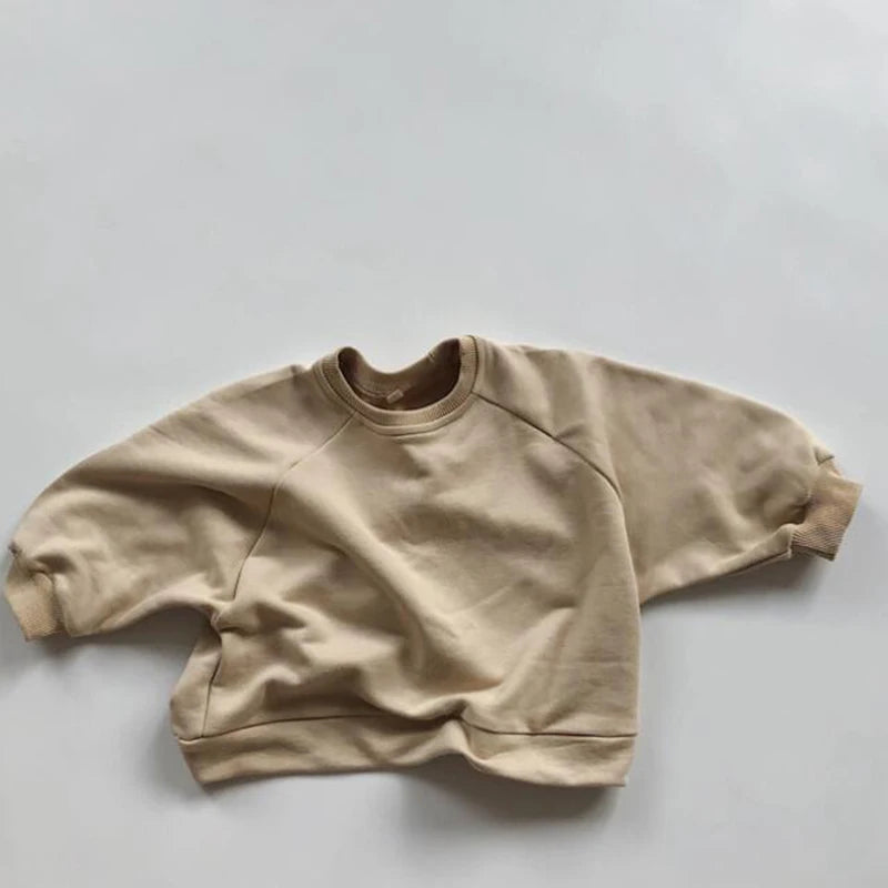Children’s Japan Korean Style Sweatshirts | Autumn & Spring Casual Tops