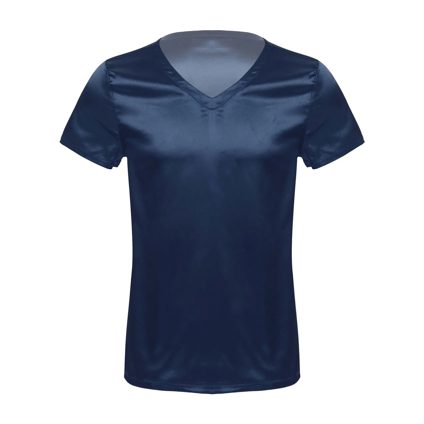 Men’s Satin V-Neck T-Shirt | Loungewear & Sleepwear