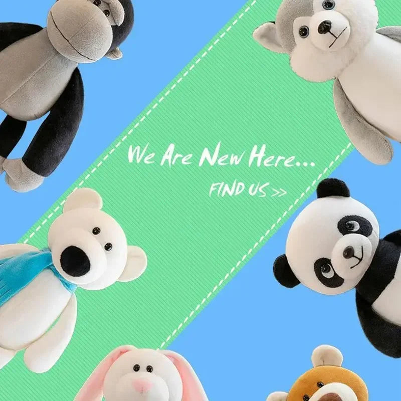Stuffed Plush Animal Toys | Soft Jungle Lion, Tiger, Elephant & More
