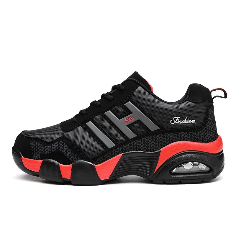 Men’s Winter PU Leather Boots | Waterproof Warm Trekking Sneakers