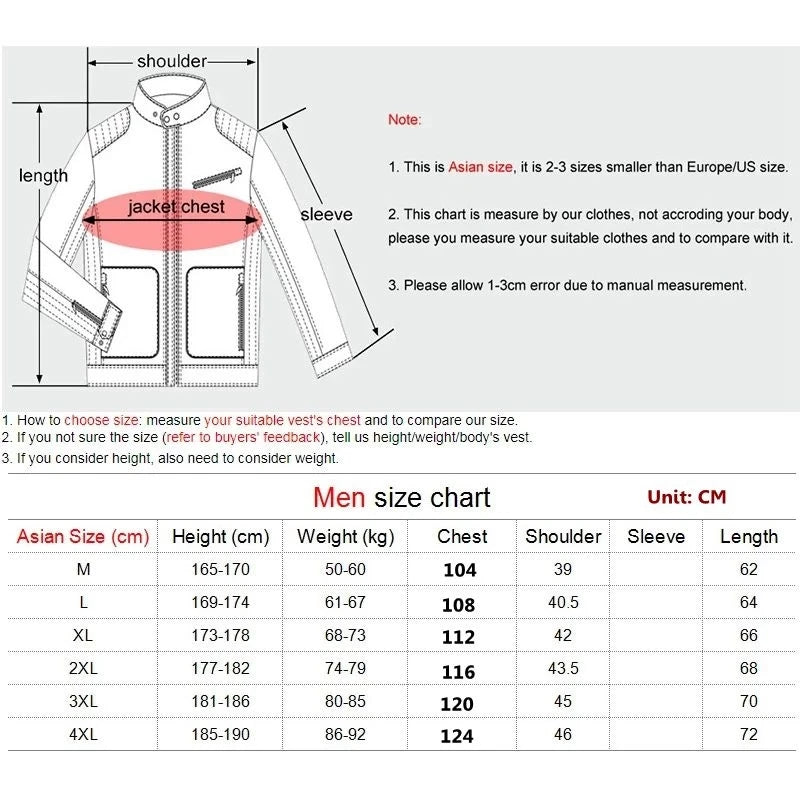 Men’s Warm Sleeveless Vest Jacket Winter Waterproof Waistcoat