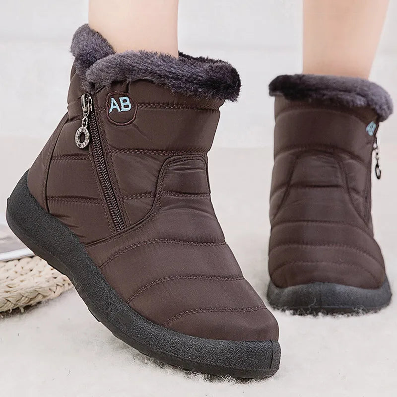 Women’s Ankle Boots with Fur | Waterproof Winter
