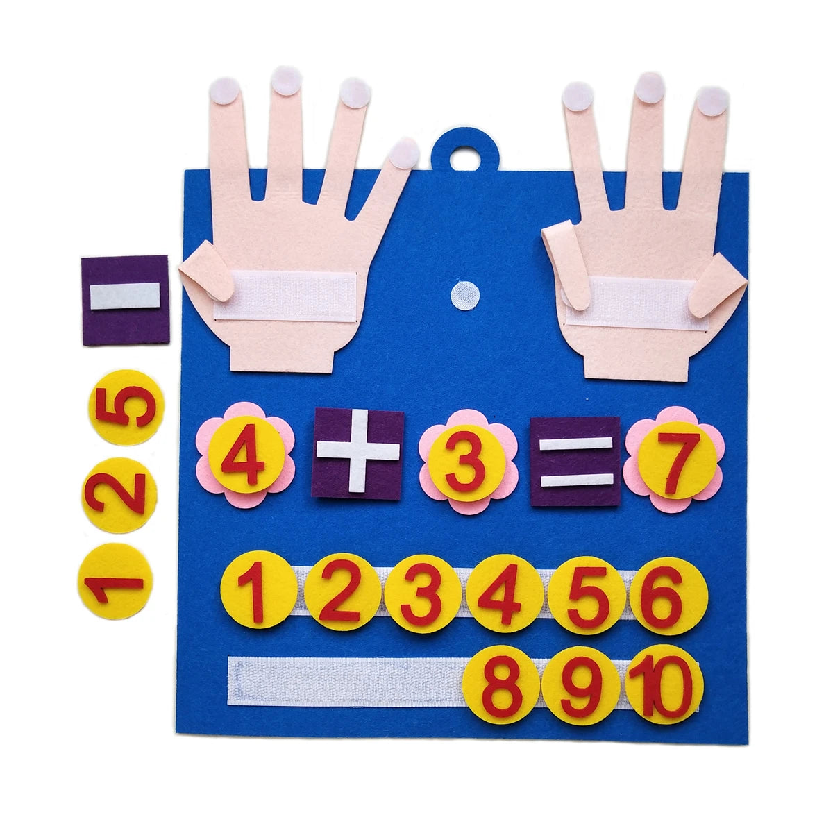 Montessori Felt Finger Numbers | Toddler Counting & Math Toy