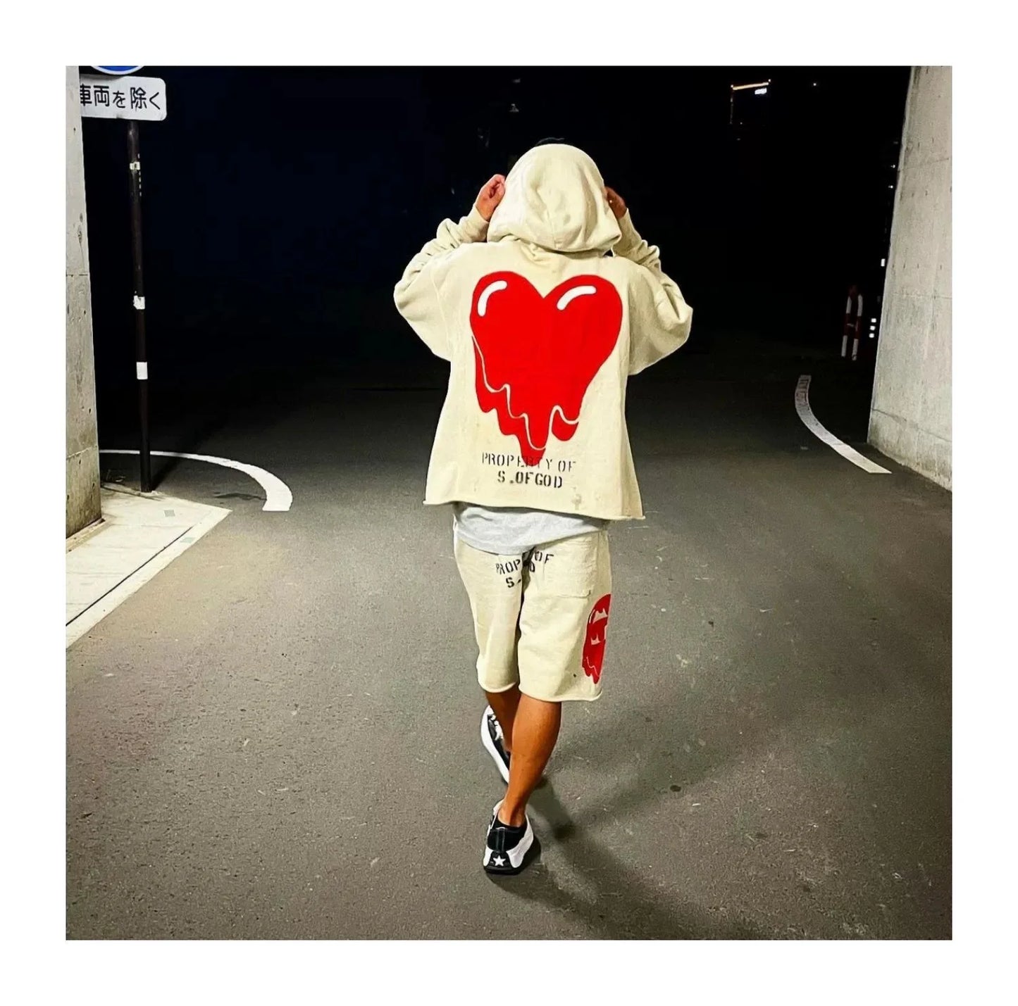 Men’s Vintage Graffiti Hoodie | High Street Casual