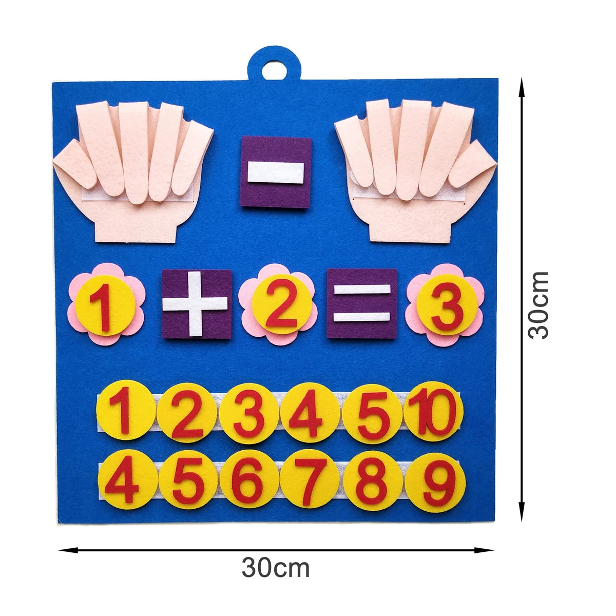 Montessori Felt Finger Numbers | Toddler Counting & Math Toy
