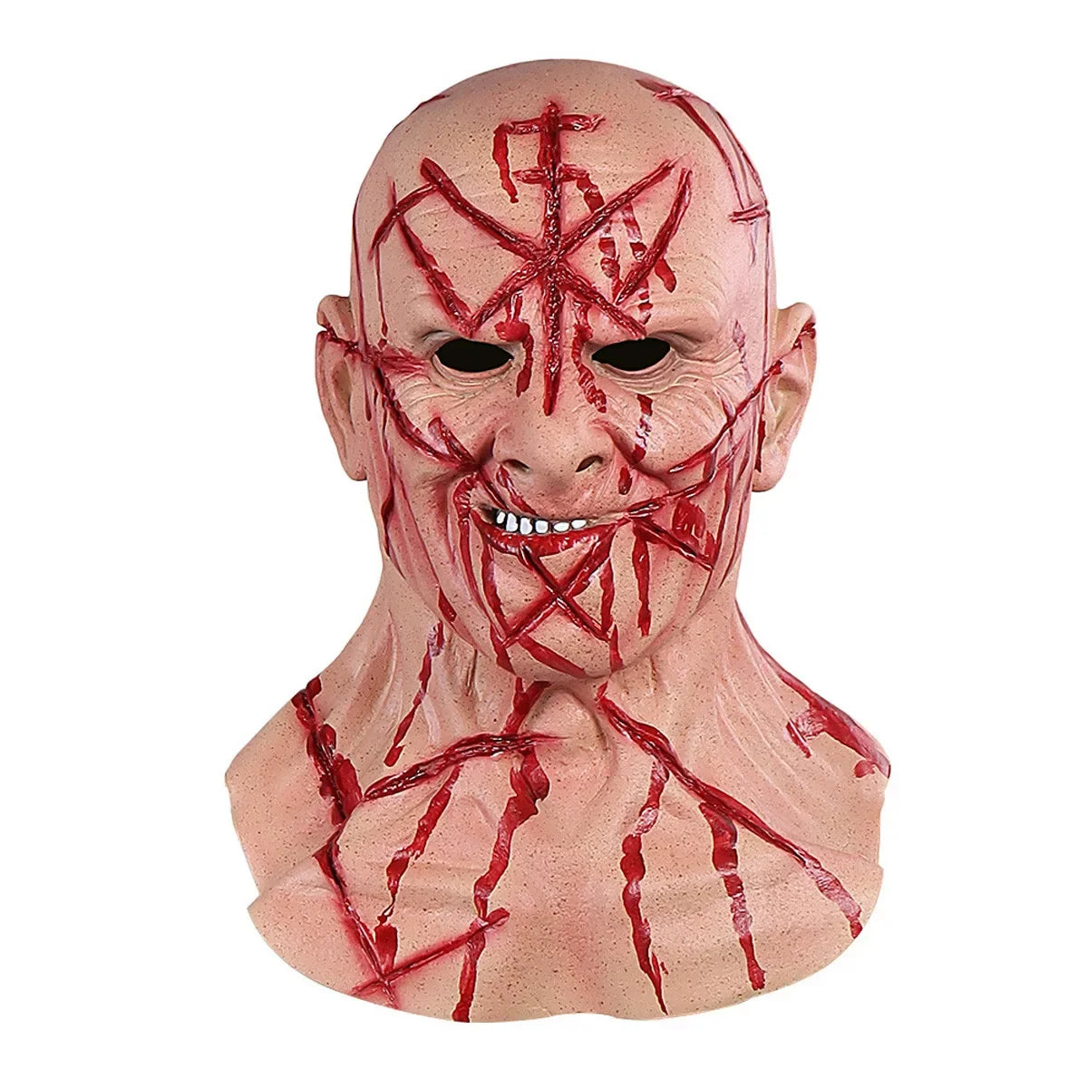 Scary Bloody Murderer Mask | Latex Horror Headgear