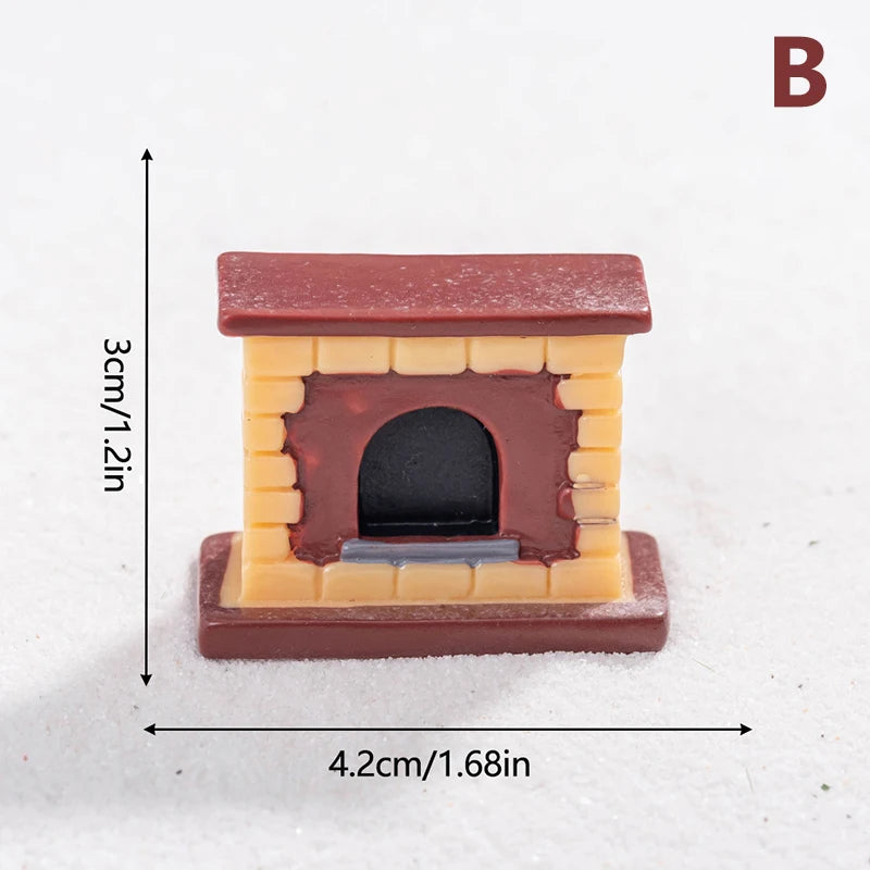 Garden Artificial Miniature Fairy House Fountain Micro Landscaping Decor Home DIY Accessories Dollhouse Mini Craft Decoration