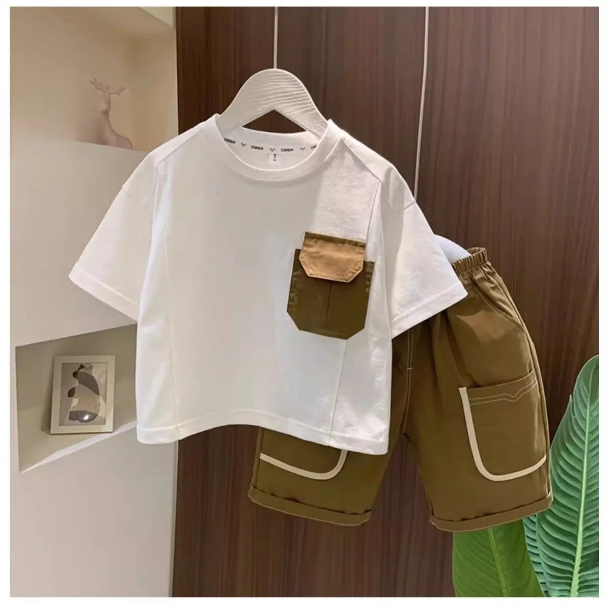 Boys’ Summer Clothing Suit | Korean Style Short Sleeve