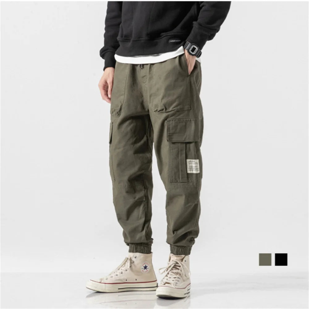 Men’s Skinny Cargo Pants | Japanese Harajuku Hip Hop Joggers