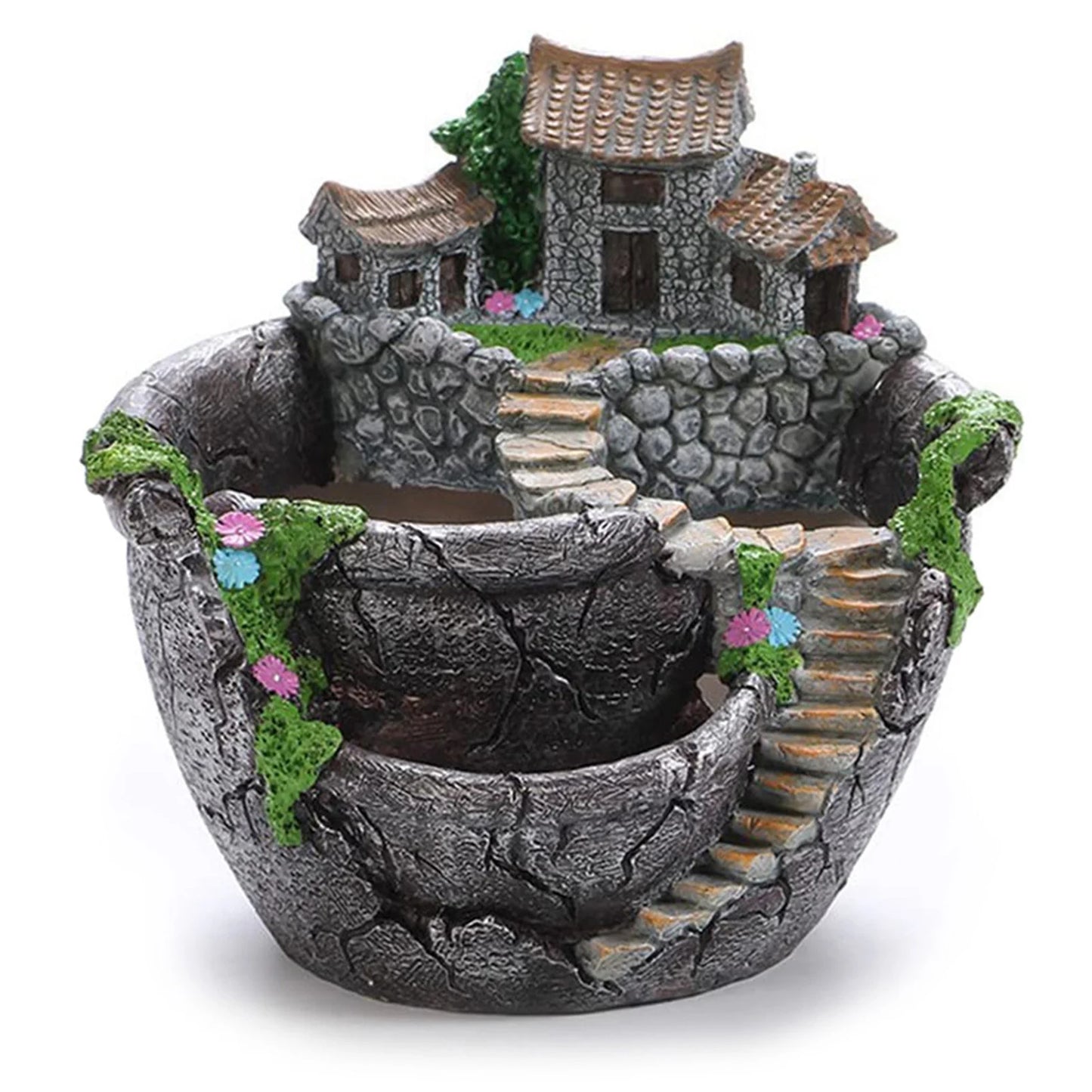 Fairy Garden Flower Bed House Garden Sky Flowerpot Home Garden Flower Pot