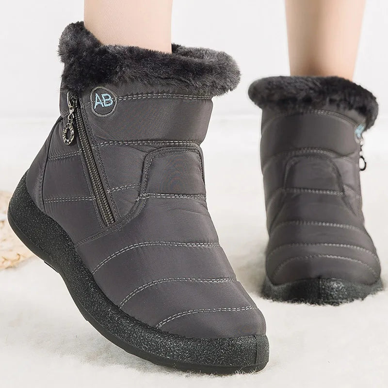 Women’s Ankle Boots with Fur | Waterproof Winter