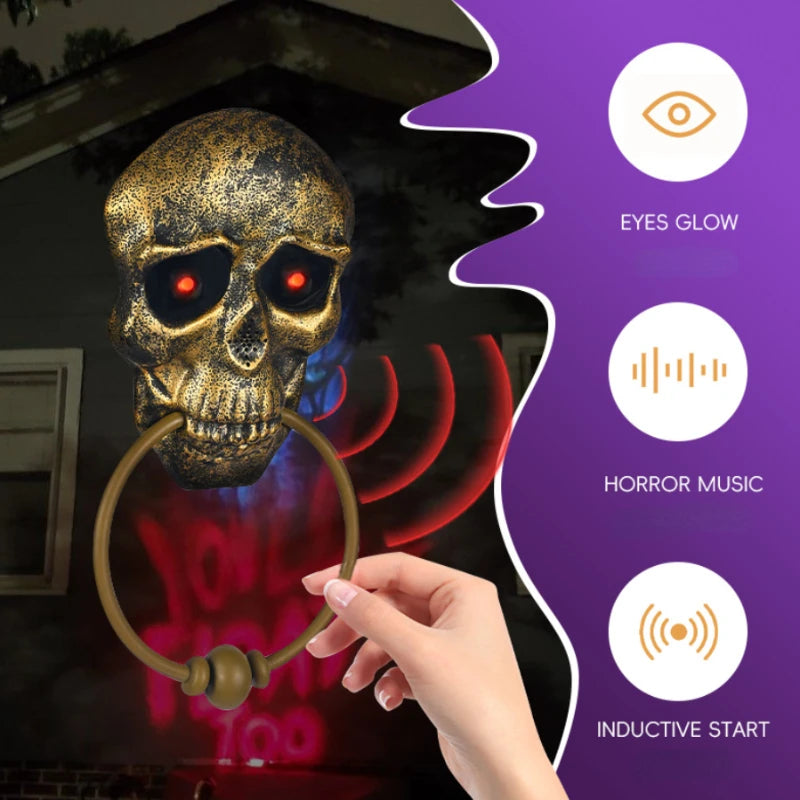 Horror Doorbell Ghost Skull Trick Toy Ghost House Party