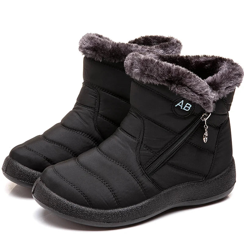 Women’s Ankle Boots with Fur | Waterproof Winter